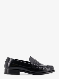 Alohas Women's Rivet Leather Loafers Black