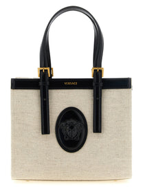 Versace Rivière Mini Shopping Bag Beige