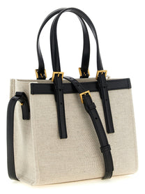 Versace Rivière Mini Shopping Bag Beige