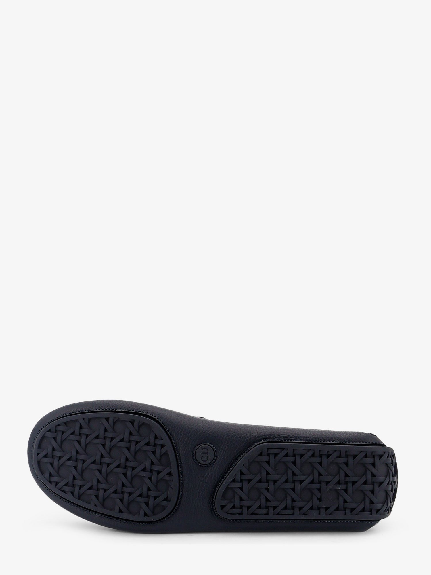 Dior Men's Roadie Leather Loafers Blue