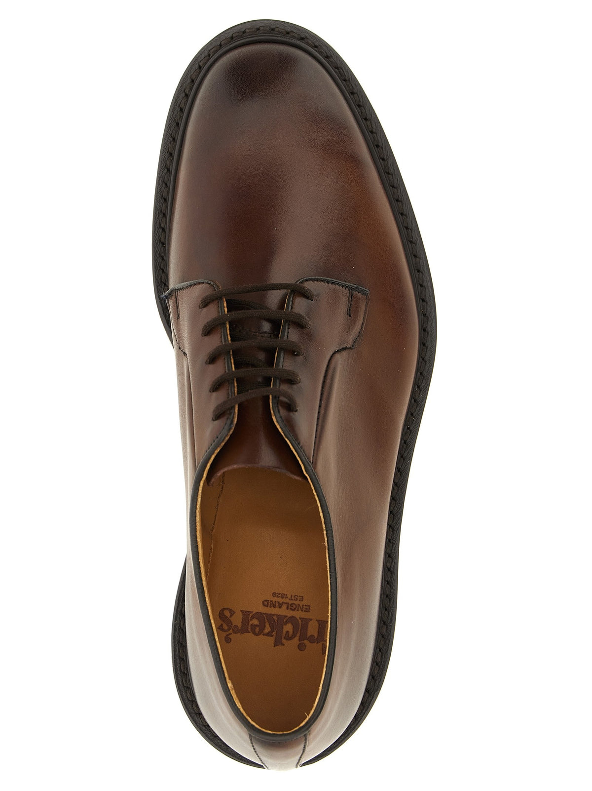 Tricker's Robert Derby Shoes Brown, view 4