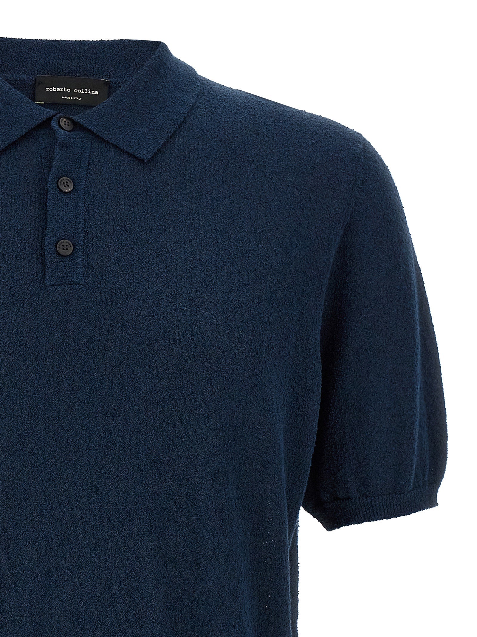 ROBERTO COLLINA - ROBERTO COLLINA - Spongy cotton polo shirt - Men’s Tops