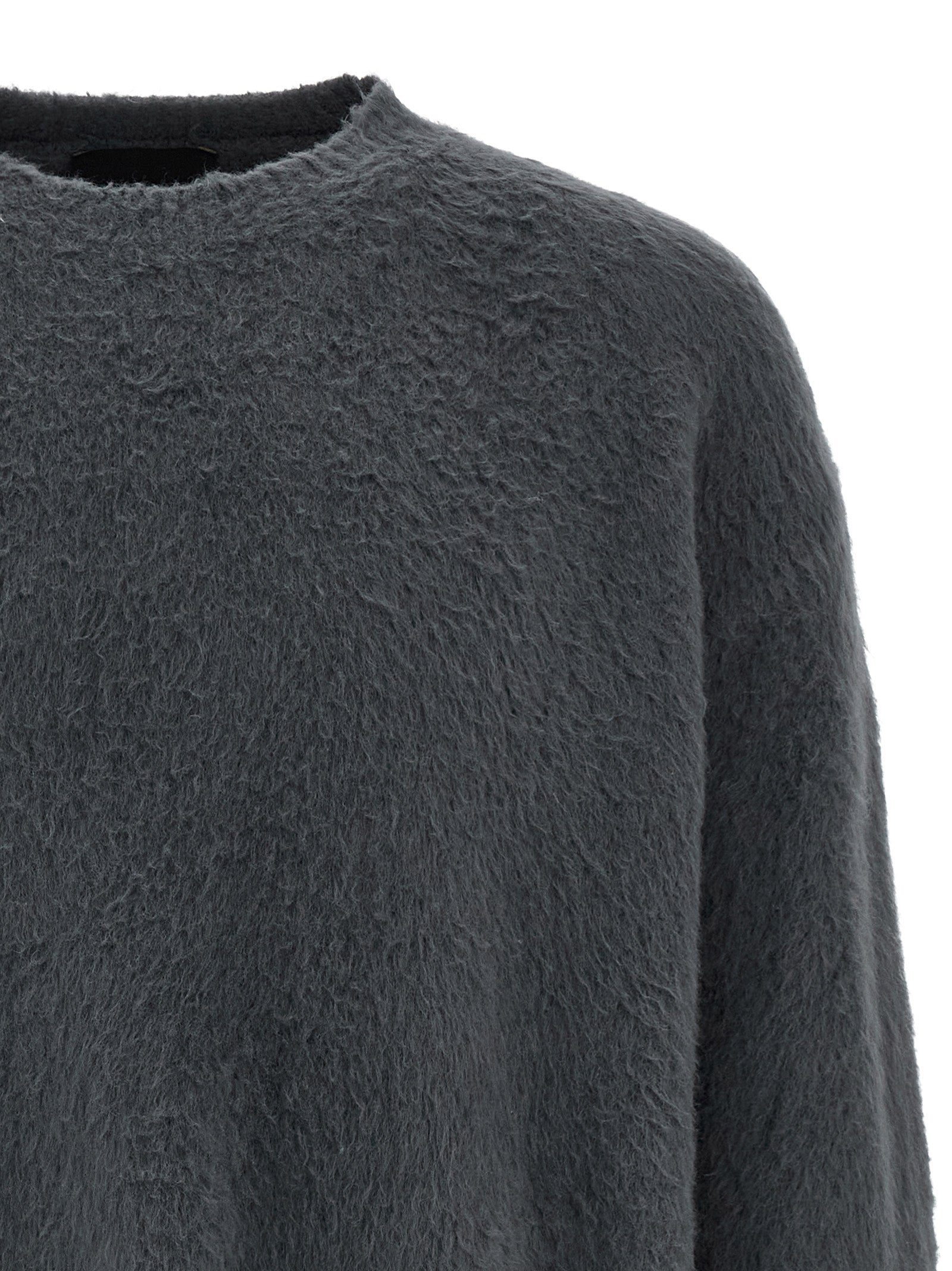 ROBERTO COLLINA - ROBERTO COLLINA - Shearling cotton sweater - Men’s Knitwear