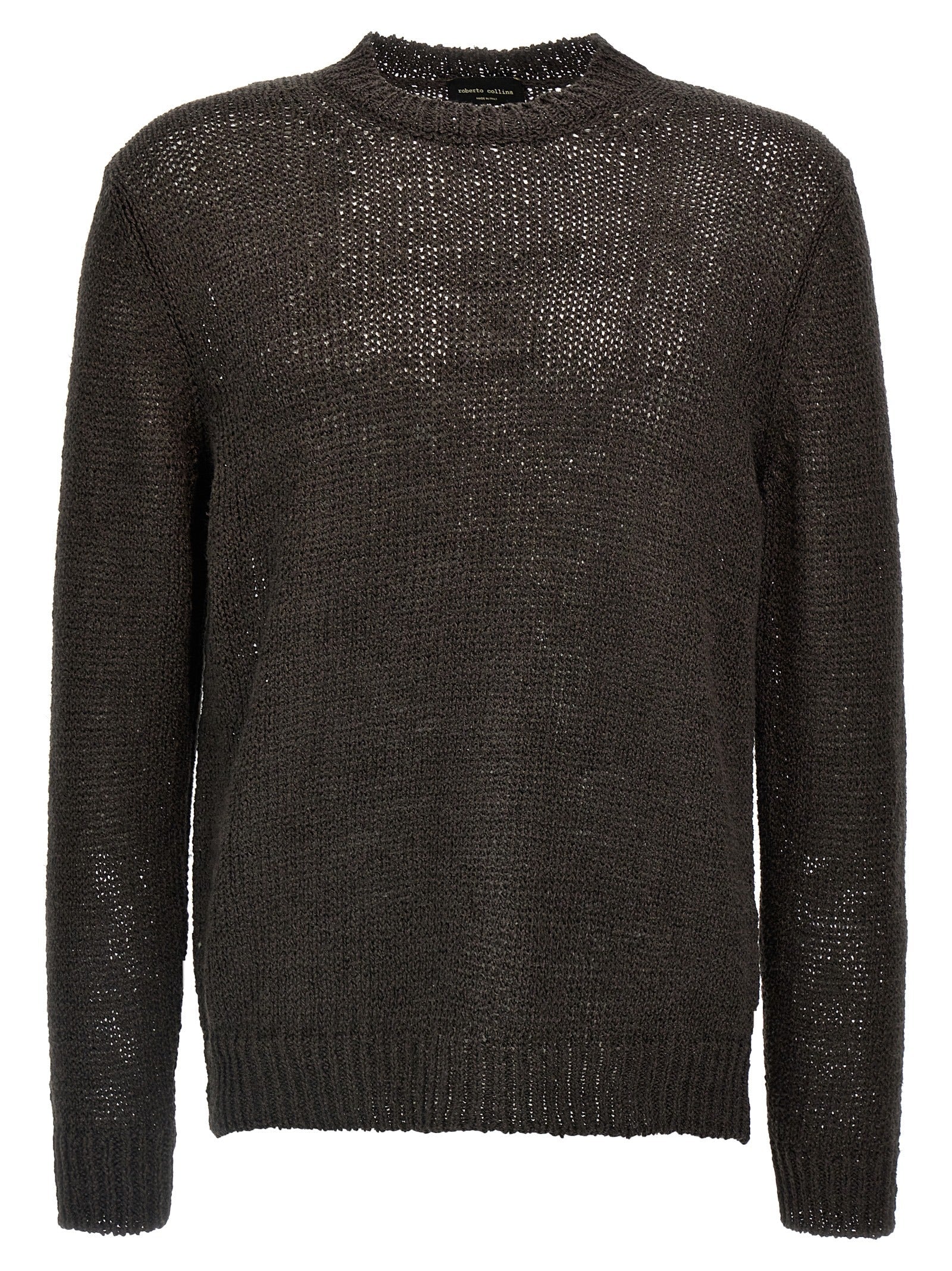 ROBERTO COLLINA - ROBERTO COLLINA - Mesh sweater - Men’s Knitwear
