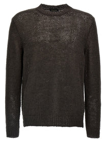 ROBERTO COLLINA - ROBERTO COLLINA - Mesh sweater - Men’s Knitwear