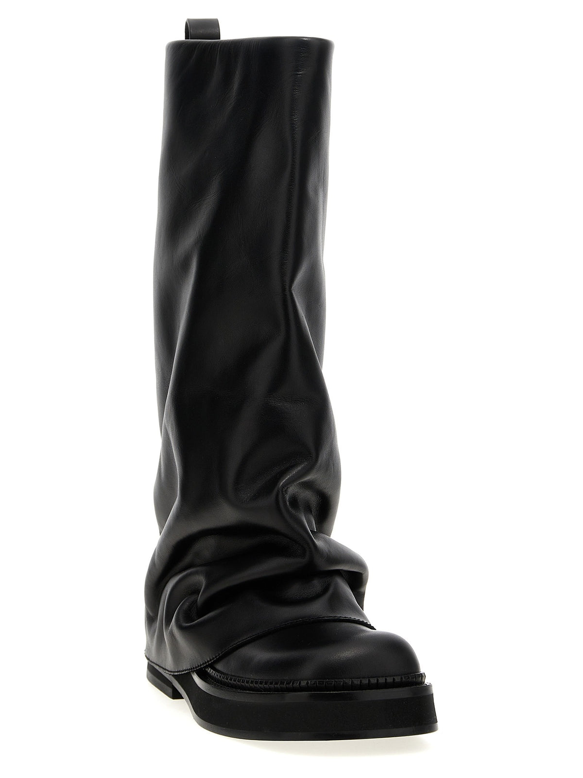 The Attico Robin Combat Boots Black