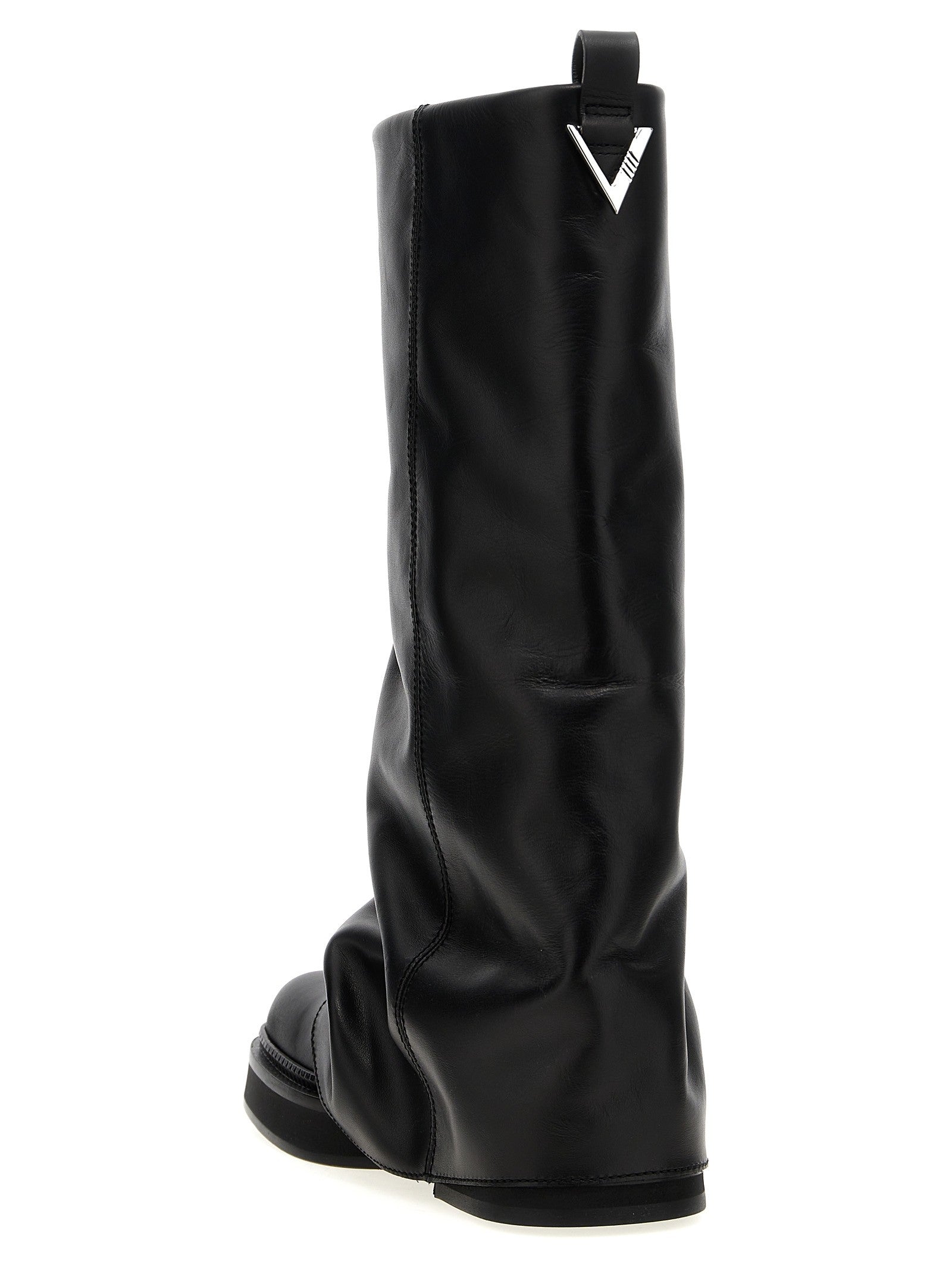 The Attico Robin Combat Boots Black