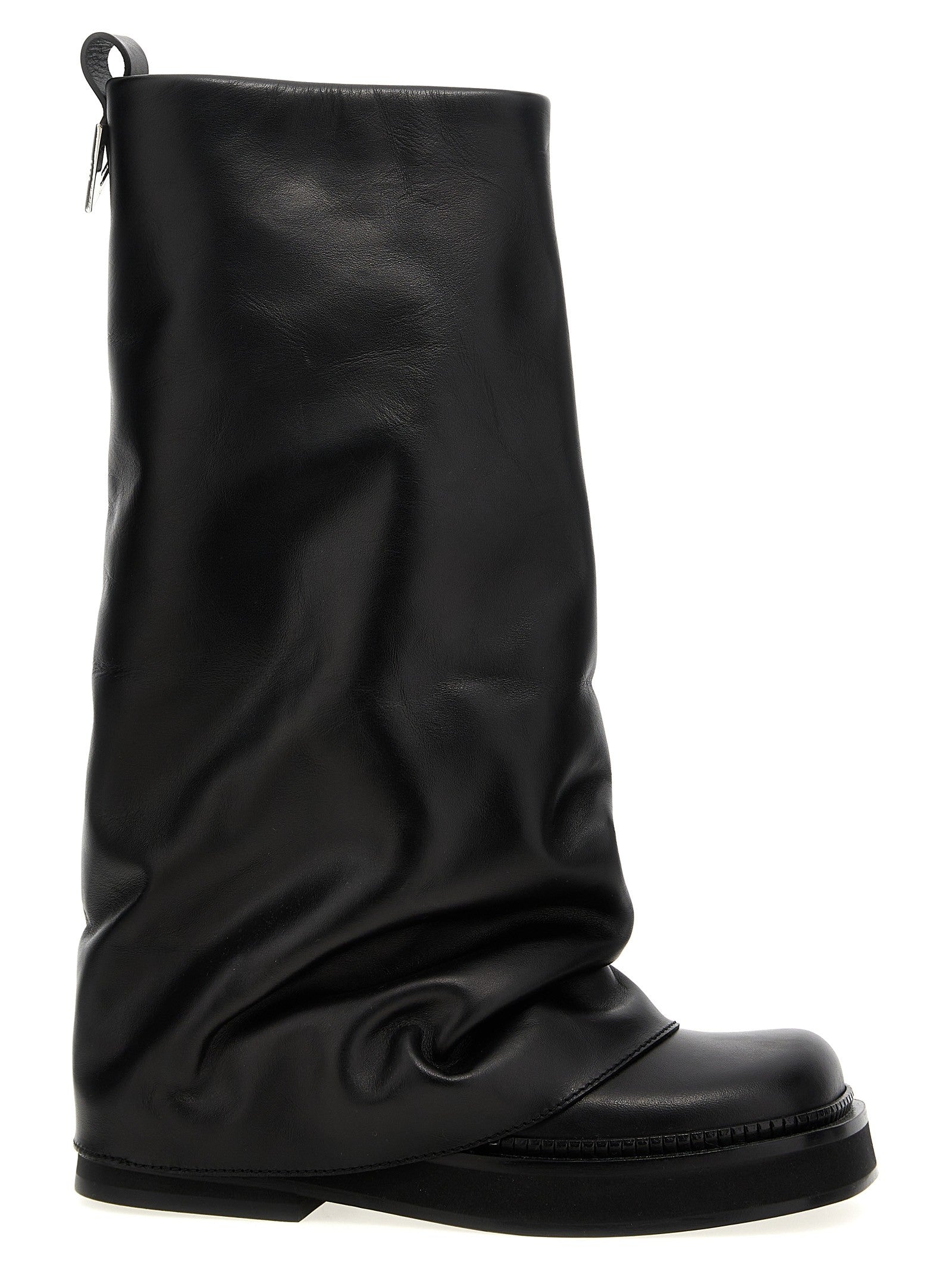 The Attico Robin Combat Boots Black