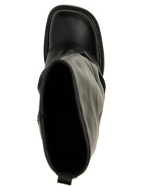 The Attico Robin Combat Boots Black