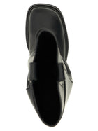 The Attico Robin Passeggiata Combat Boots Black, view 4