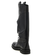 The Attico Robin Passeggiata Combat Boots Black, view 3