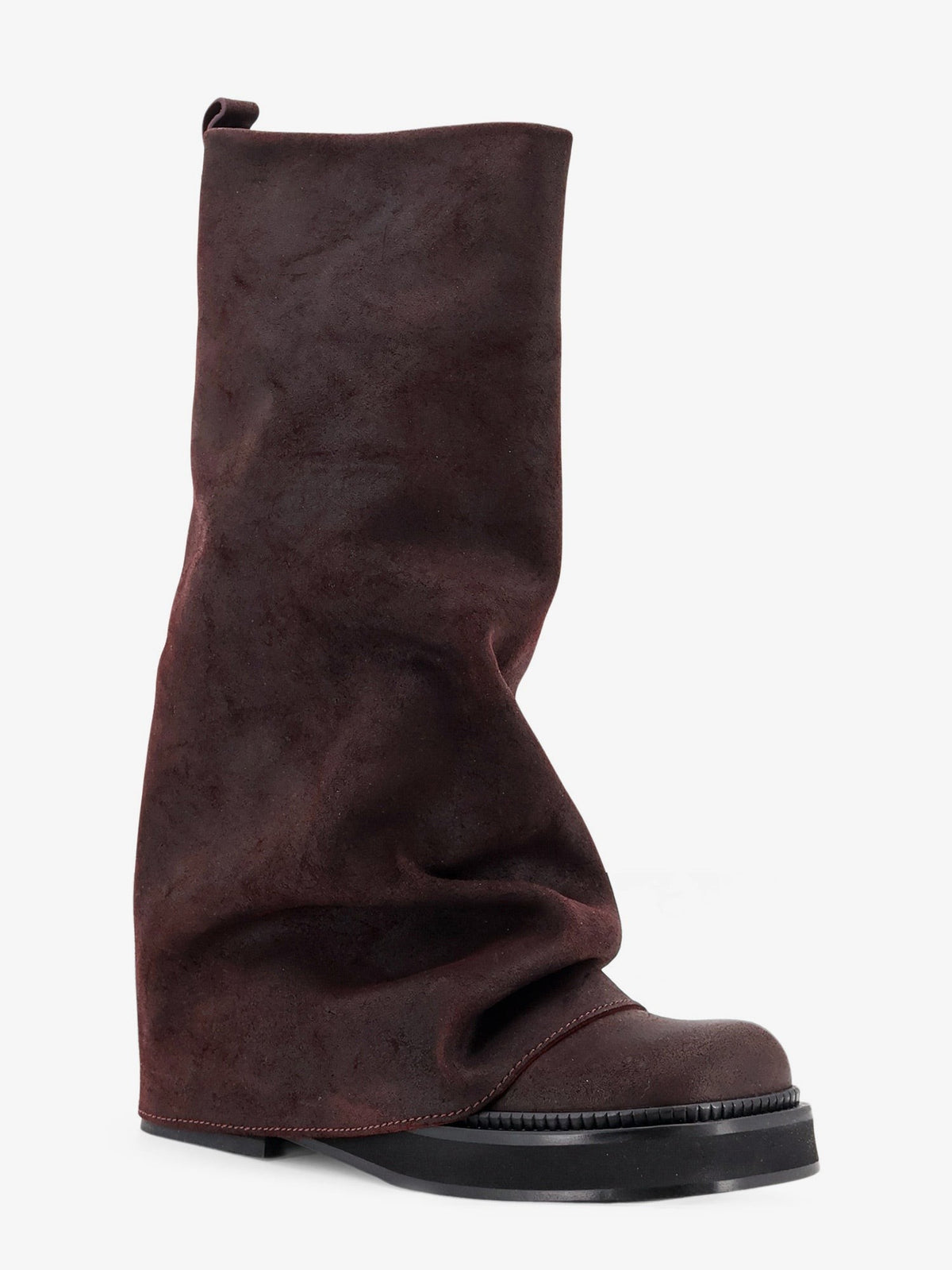 The Attico Women's Robin Suede Boots Purple, view 2