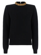 Balmain Rocaille Bead Sweater Black