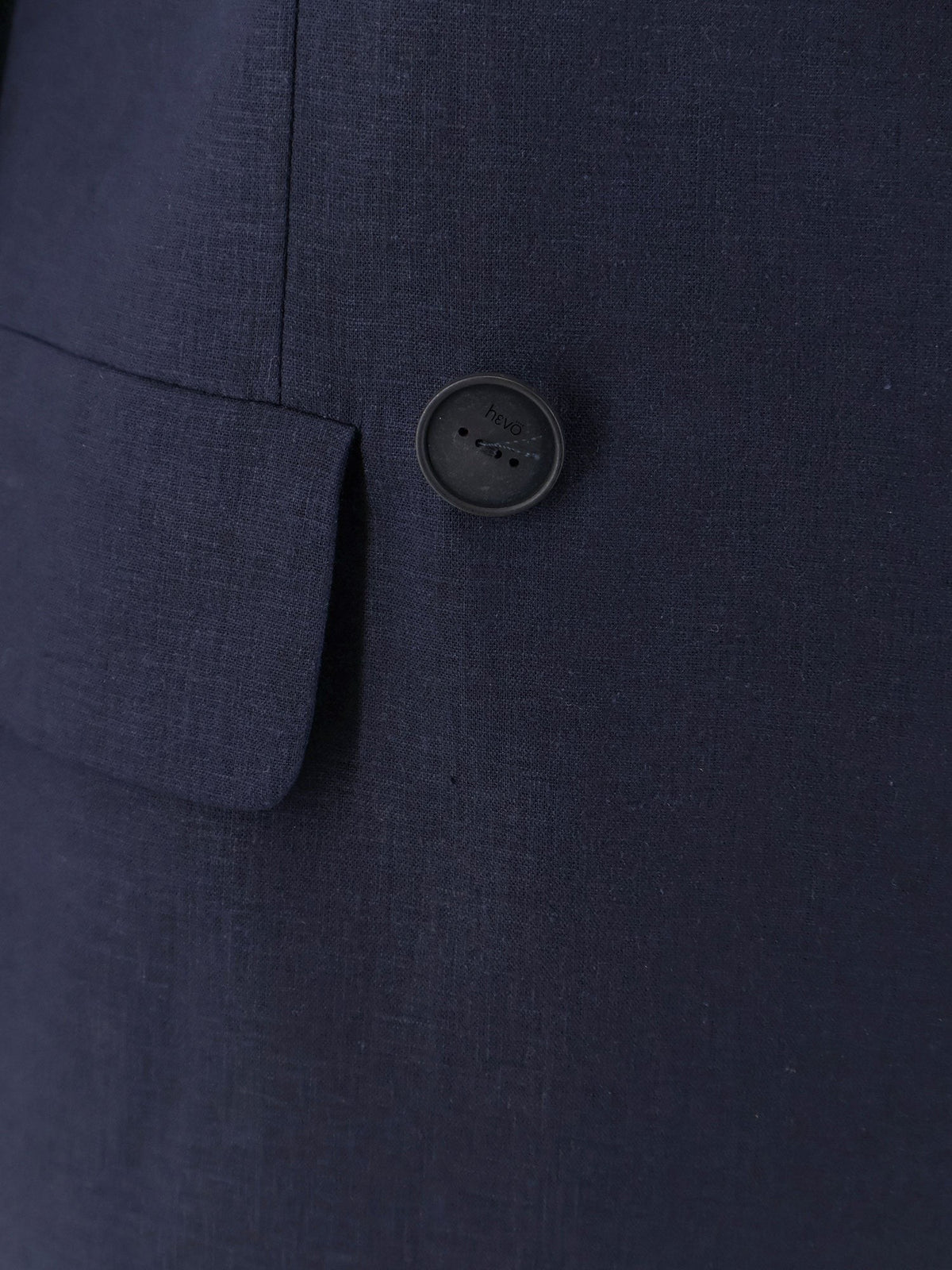 Hevò Women's Rocchetta Linen and Viscose Suit Blue