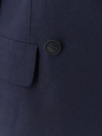 Hevò Women's Rocchetta Linen and Viscose Suit Blue
