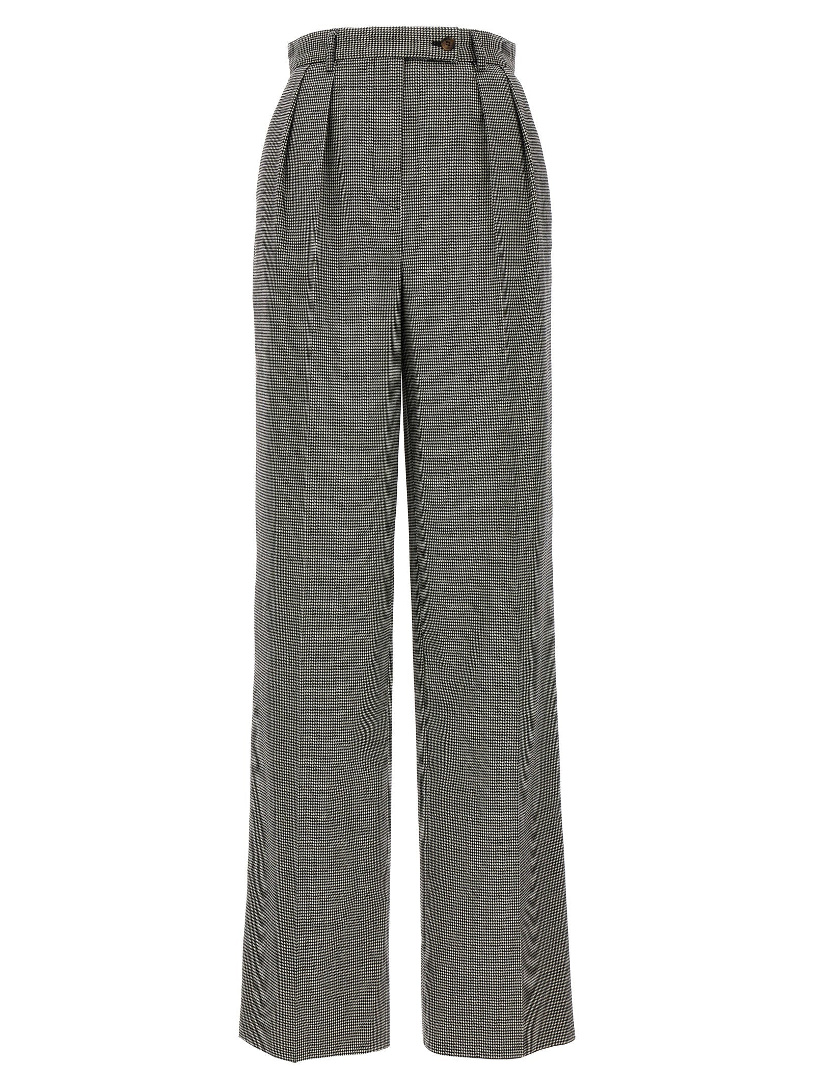 ROCHAS - ROCHAS - Houndstooth pants - Women’s Pants