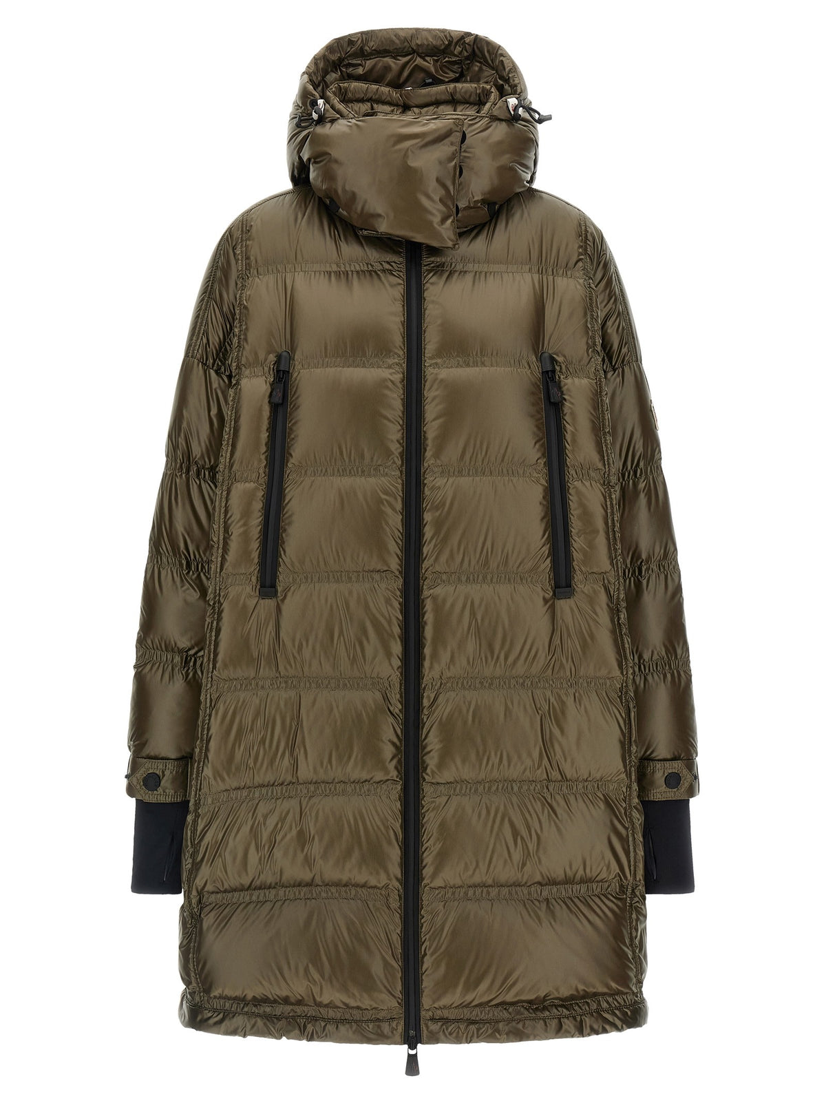 Moncler Grenoble Rochelairs Long Parka Green