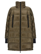 Moncler Grenoble Rochelairs Long Parka Green, view 2