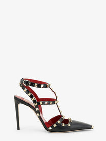 Valentino Women's Rockstud Leather Pumps Black