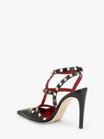 Valentino Women's Rockstud Leather Pumps Black