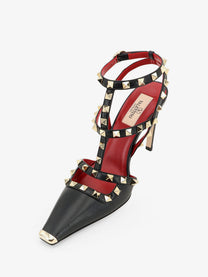 Valentino Women's Rockstud Leather Pumps Black