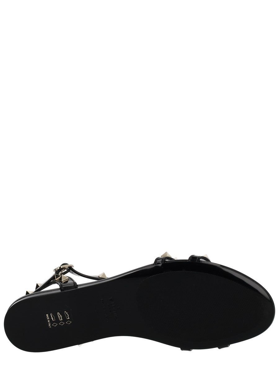 Valentino Women's Rockstud Sandal Black
