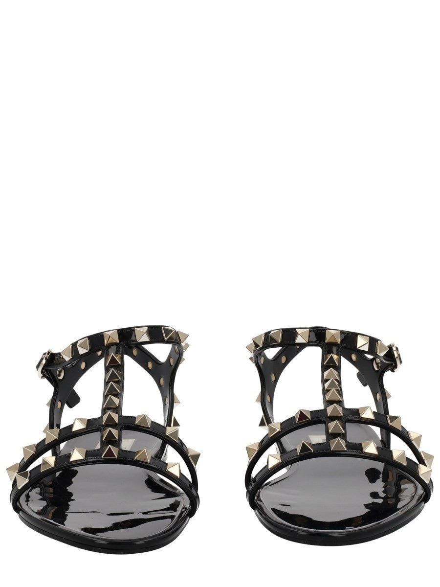 Valentino Women's Rockstud Sandal Black