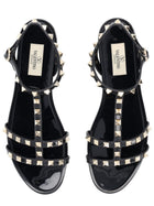 Valentino Women's Rockstud Sandal Black, view 5