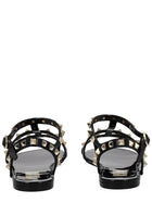 Valentino Women's Rockstud Sandal Black, view 4