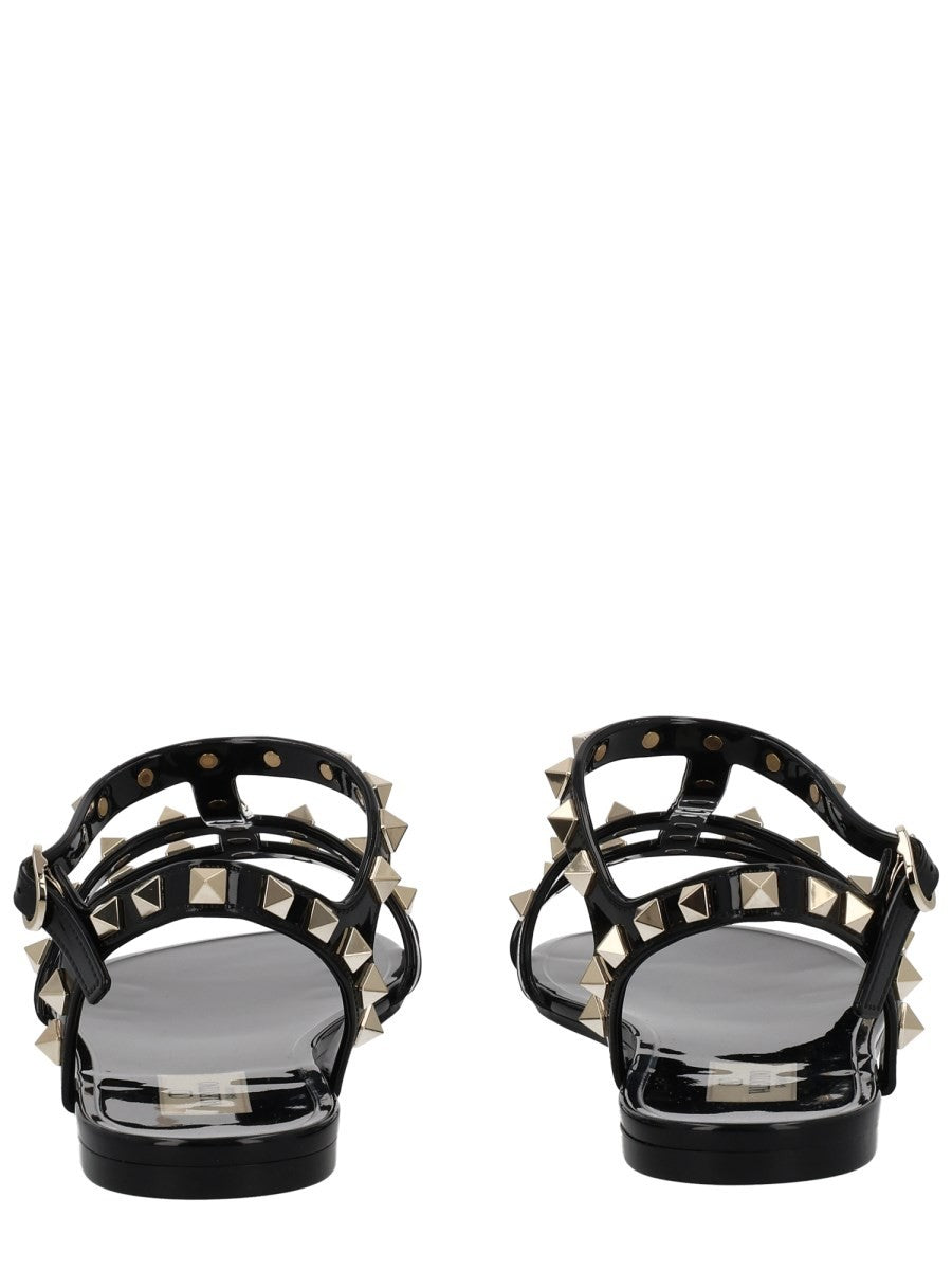 Valentino Women's Rockstud Sandal Black