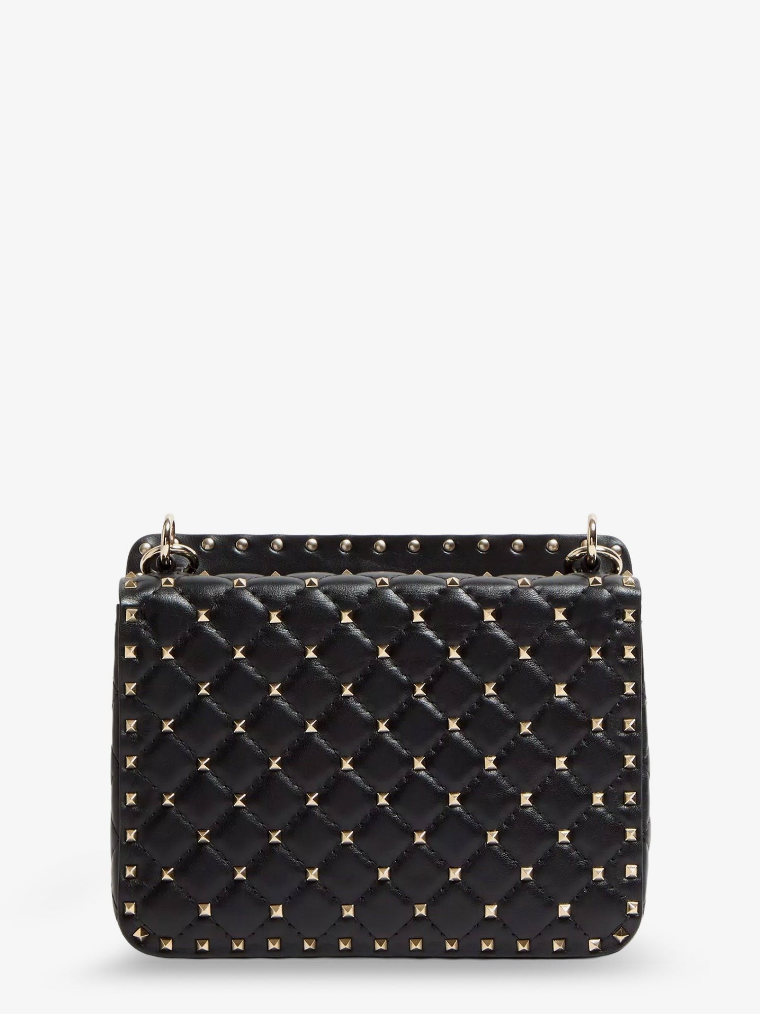 Valentino Women's Rockstud Spike Leather Crossbody Bag Black