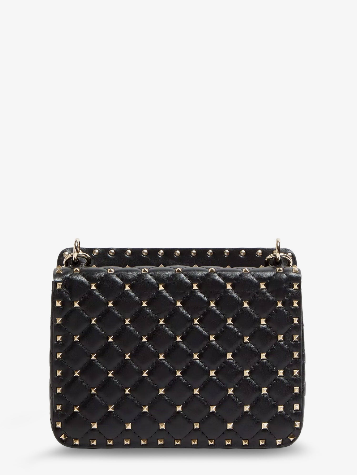Valentino Women's Rockstud Spike Leather Crossbody Bag Black