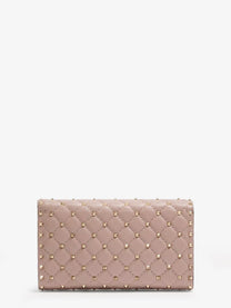 Valentino Women's Rockstud Spike Leather Crossbody Pink