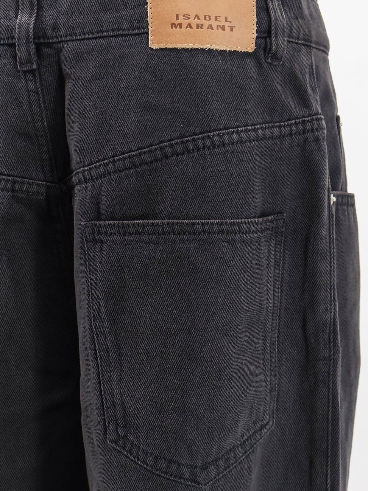 ISABEL MARANT Women's Rodayna Black Denim Jeans Black