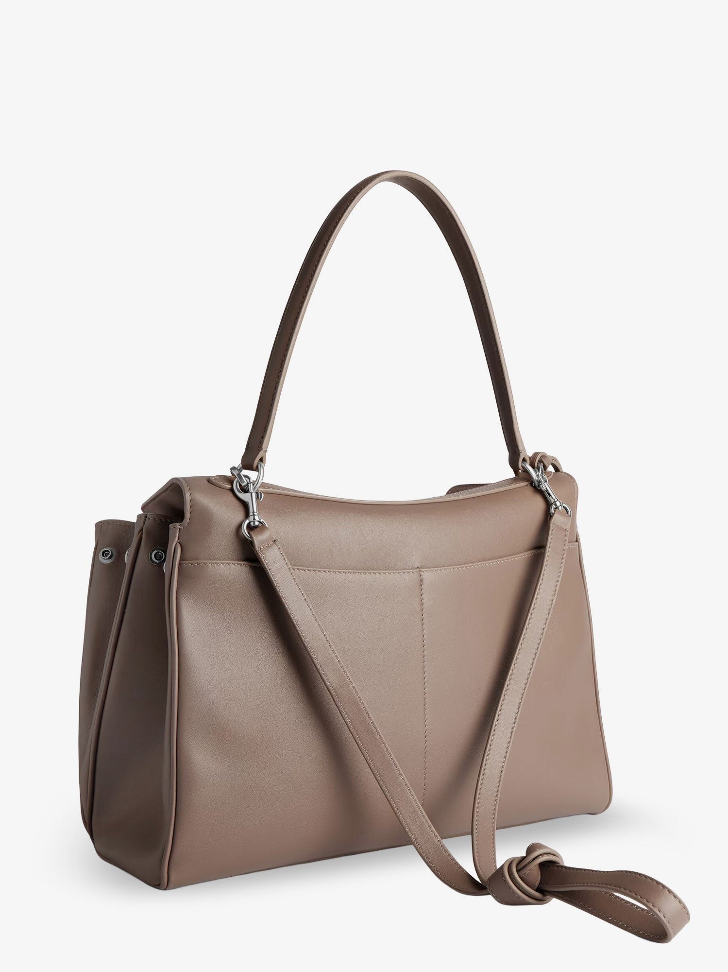 Balenciaga Women's Rodeo Medium Leather Crossbody Bag Beige