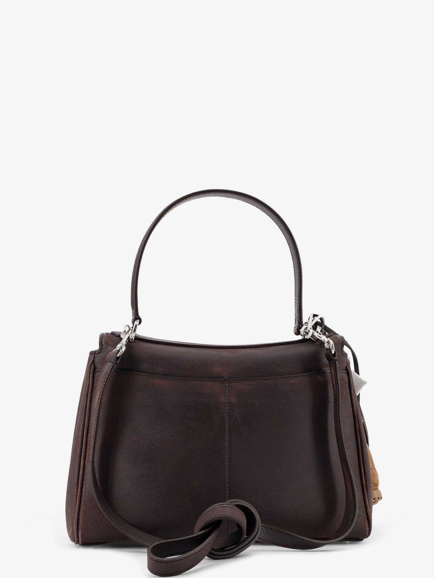 Balenciaga Women's Rodeo Leather Crossbody Bag Brown