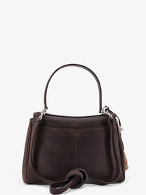 Balenciaga Women's Rodeo Leather Crossbody Bag Brown