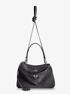 Balenciaga Women's Rodeo Suede Crossbody Bag Grey, view 4