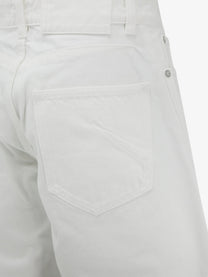 ALAÏA Women's Rodeo White Denim Trousers White