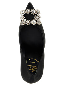 ROGER VIVIER - ROGER VIVIER - ’Flower Strass’ pumps - Women’s Shoes