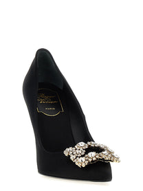 ROGER VIVIER - ROGER VIVIER - ’Flower Strass’ pumps - Women’s Shoes