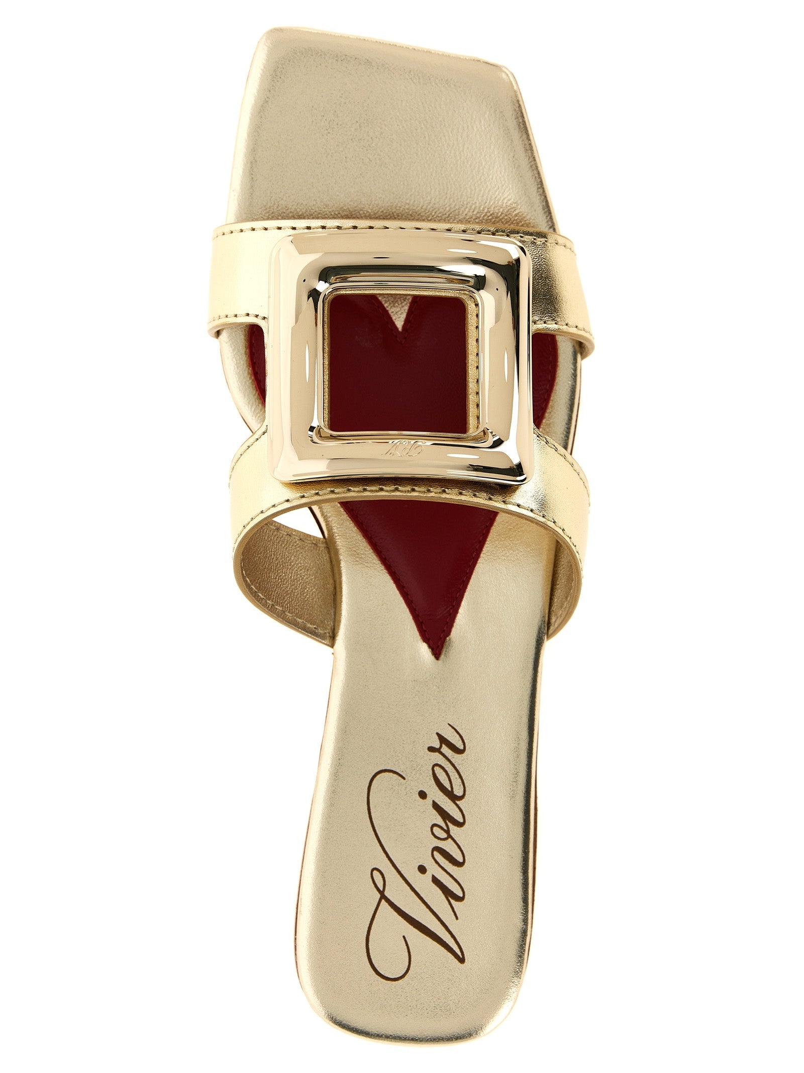 ROGER VIVIER - ROGER VIVIER - ’New Metal Buckle’ mules - Women’s Shoes