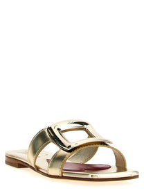 ROGER VIVIER - ROGER VIVIER - ’New Metal Buckle’ mules - Women’s Shoes