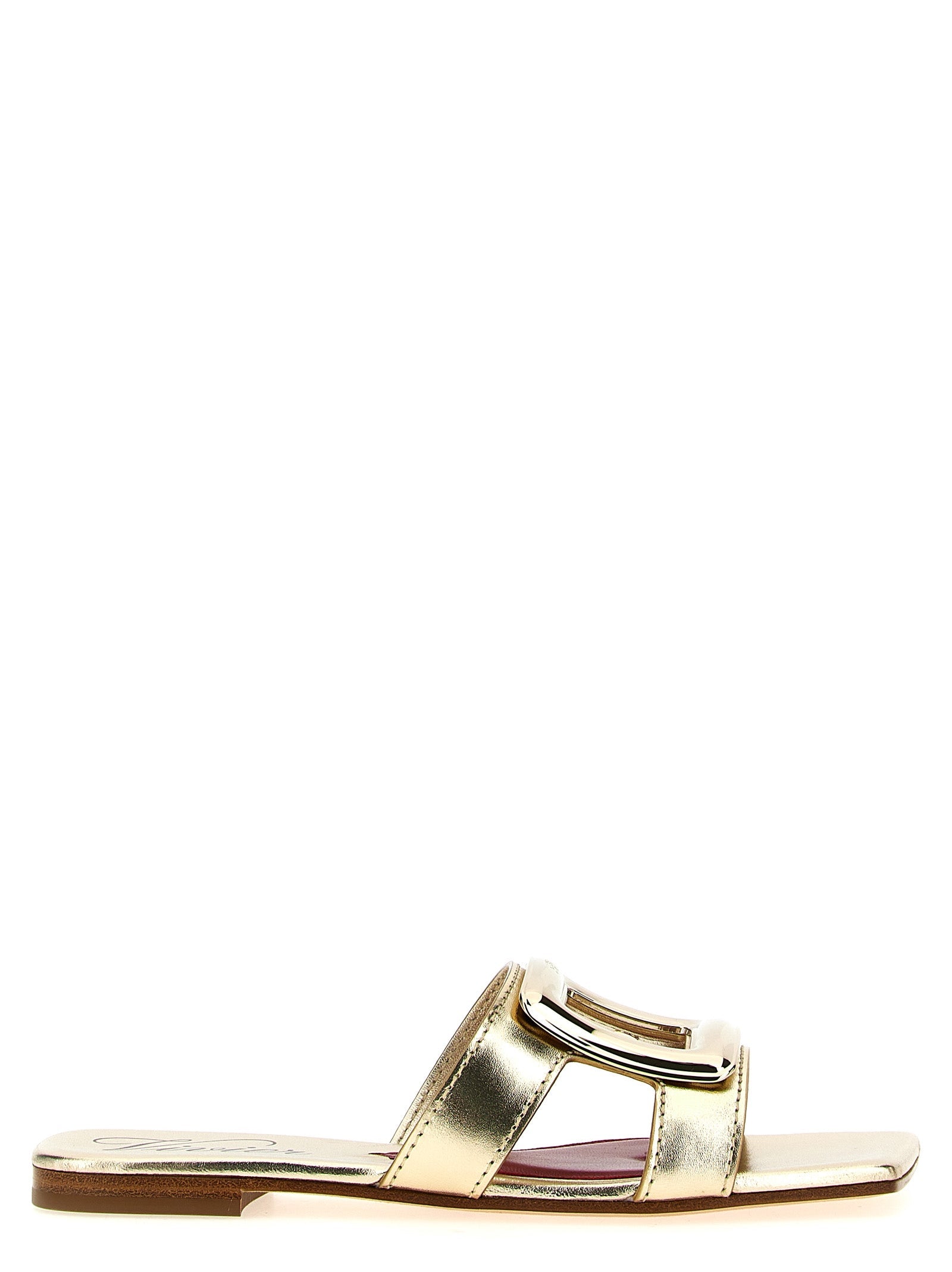 ROGER VIVIER - ROGER VIVIER - ’New Metal Buckle’ mules - Women’s Shoes