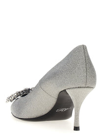 ROGER VIVIER - ROGER VIVIER - ’Flower Strass’ pumps - Women’s Shoes