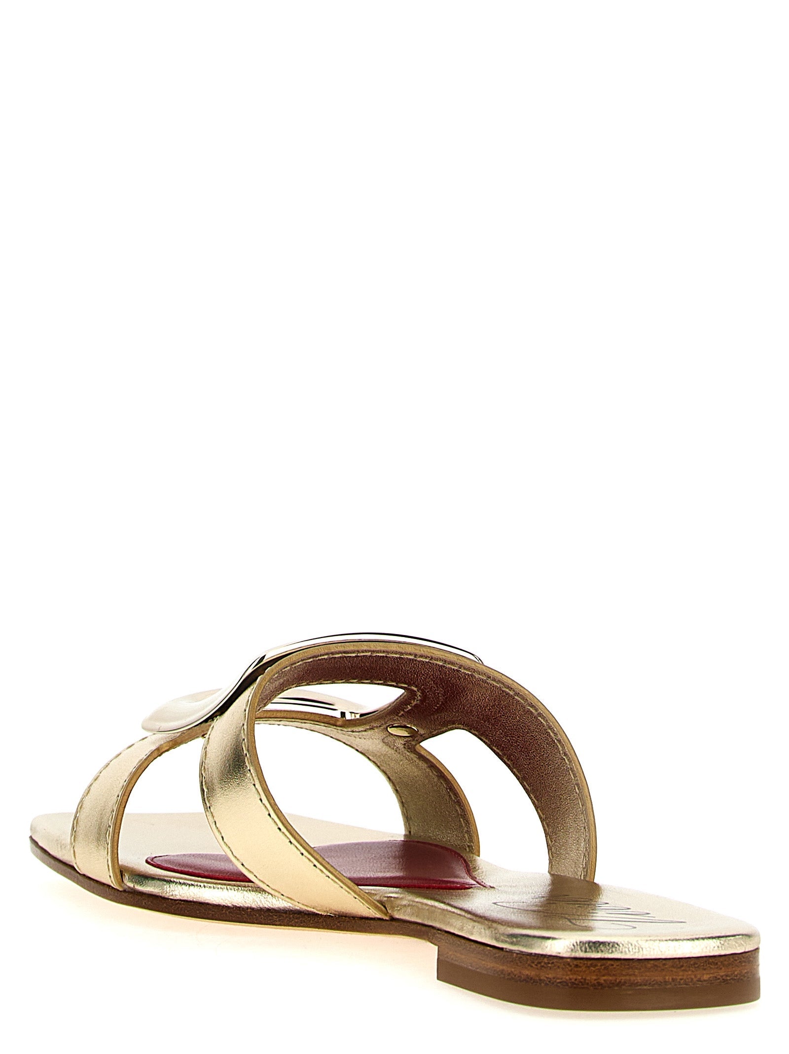 ROGER VIVIER - ROGER VIVIER - ’New Metal Buckle’ mules - Women’s Shoes
