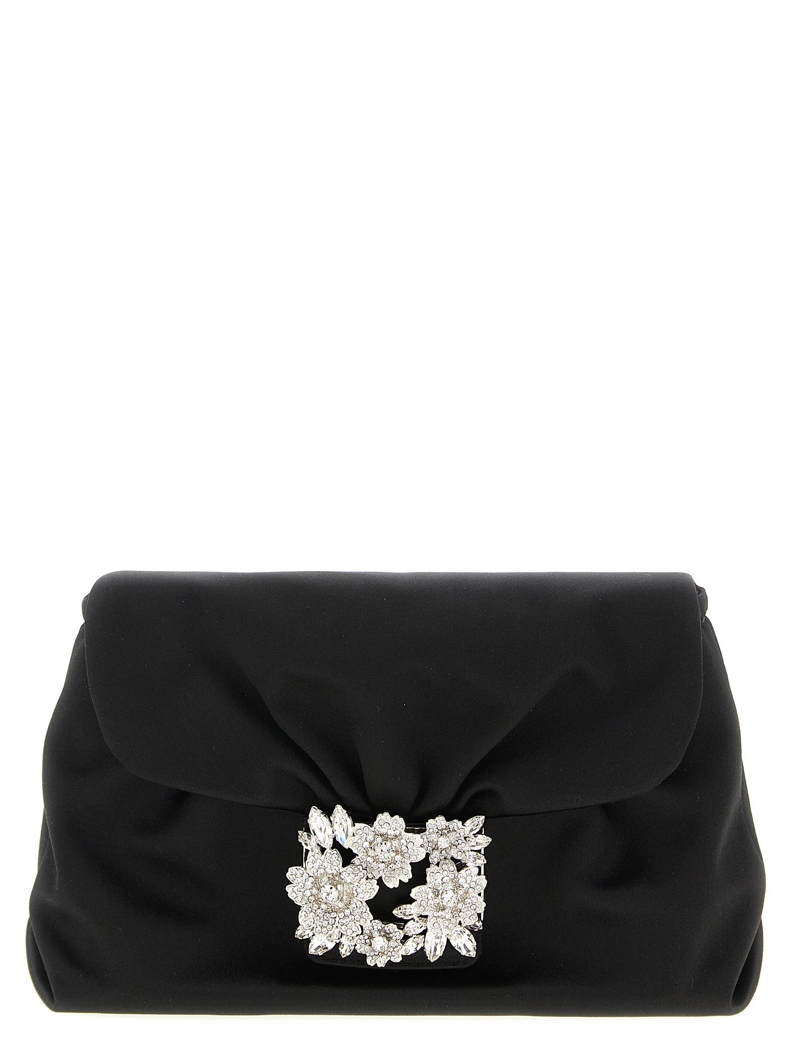 ROGER VIVIER - ROGER VIVIER - ’Bouquet Strass Drape mini’ clutch - Women’s Bags
