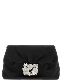 ROGER VIVIER - ROGER VIVIER - ’Bouquet Strass Drape mini’ clutch - Women’s Bags