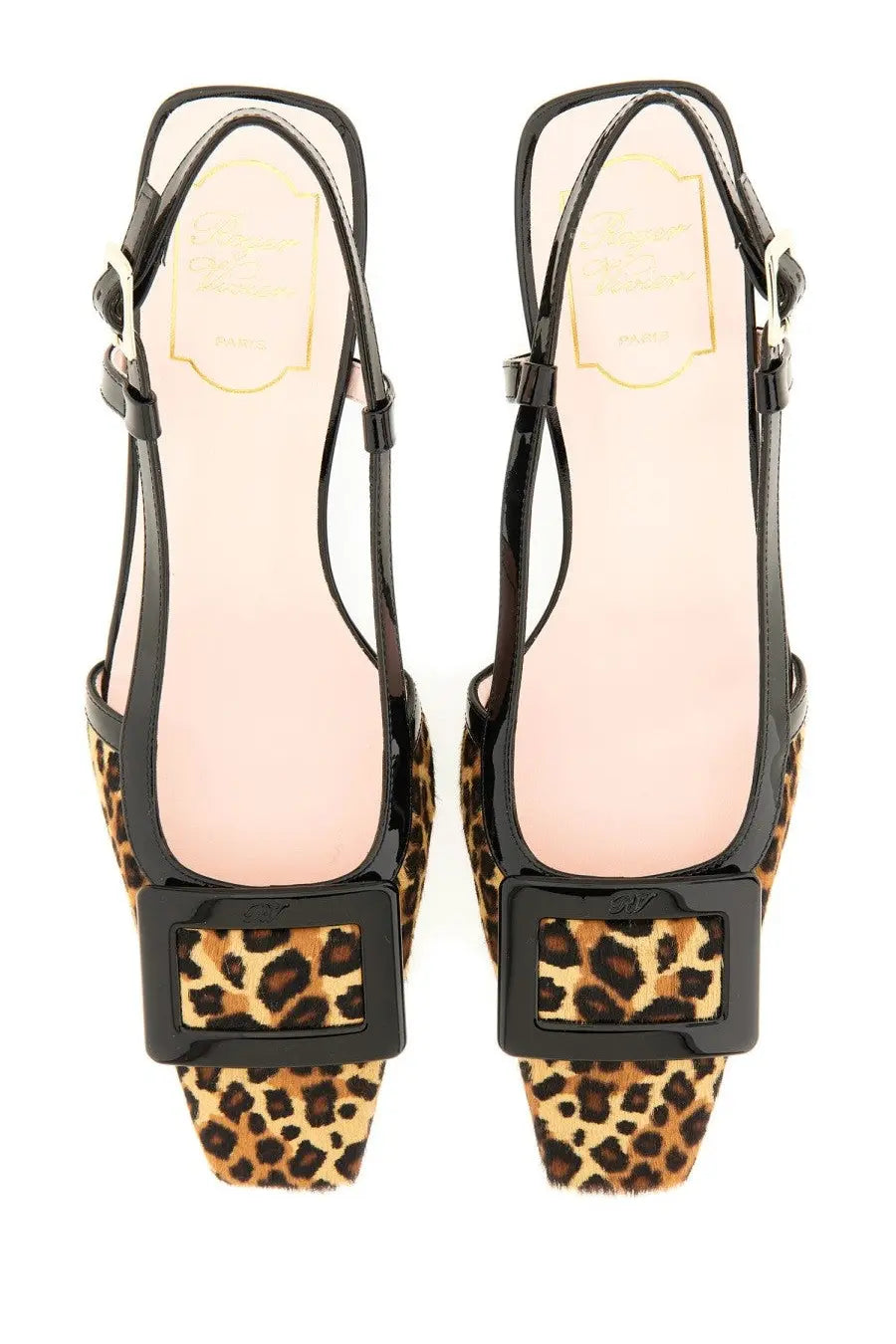 Roger Vivier Women's Belle Vivier Slingback Pumps Pattern, view 5