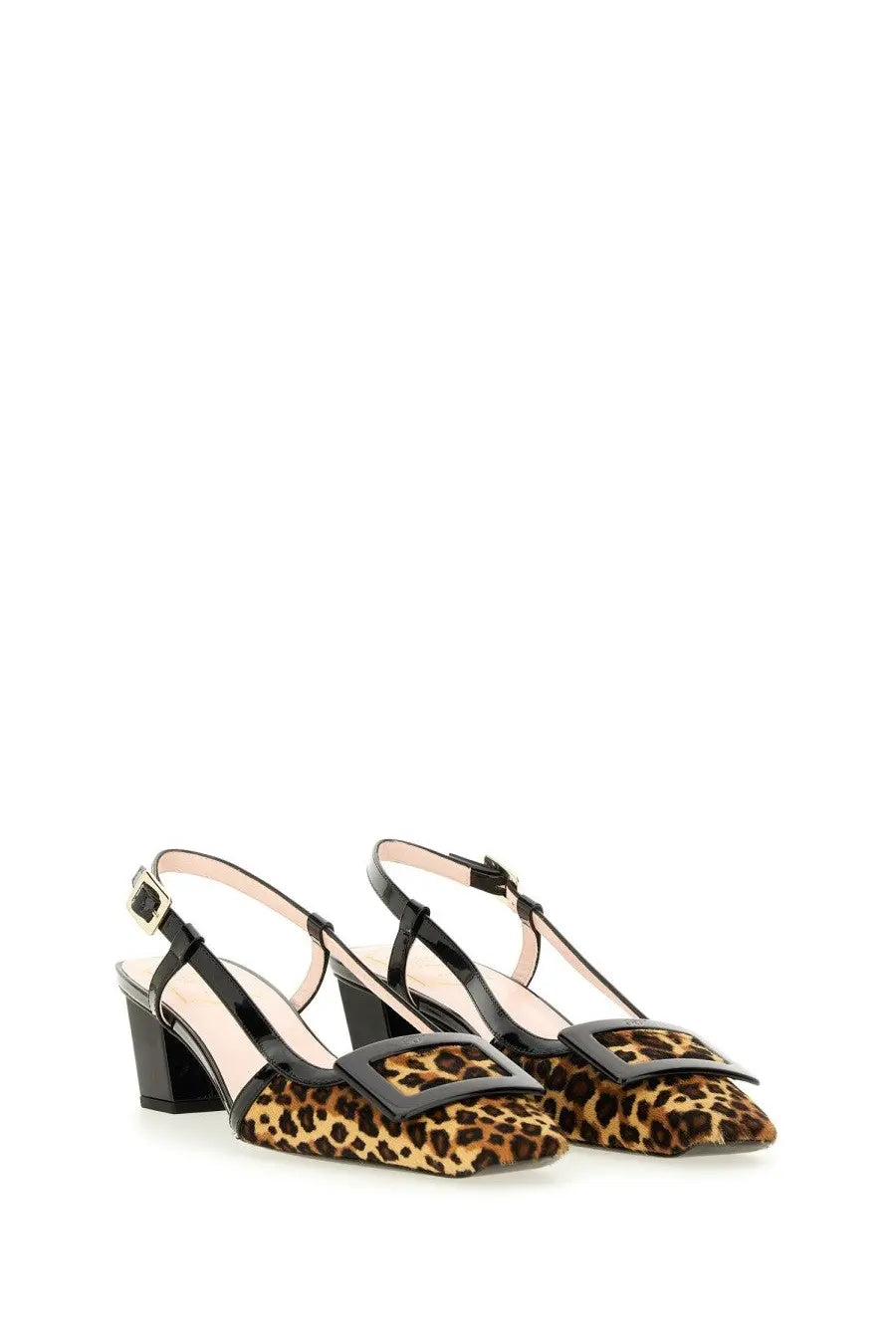 Roger Vivier Women's Belle Vivier Slingback Pumps Pattern, view 2